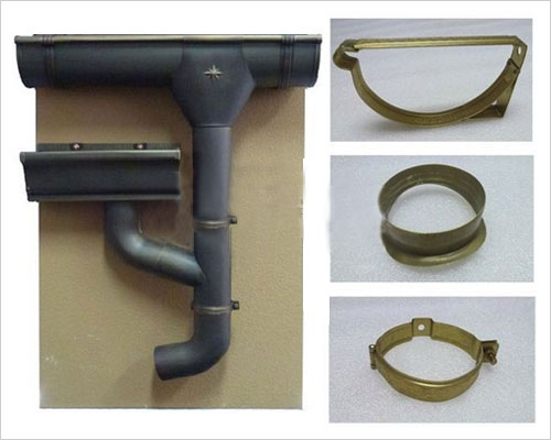 6K型H65黃銅落水系統(tǒng) 黃銅落水系統(tǒng)做舊后的顏色古樸典雅,與中式風(fēng)格建筑相搭配,增加了建筑本身的歷史厚重感與詩般的典雅感覺.